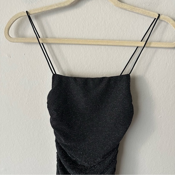 Princess Polly REEVA MINI DRESS BLACK Size 4 - Picture 6 of 11